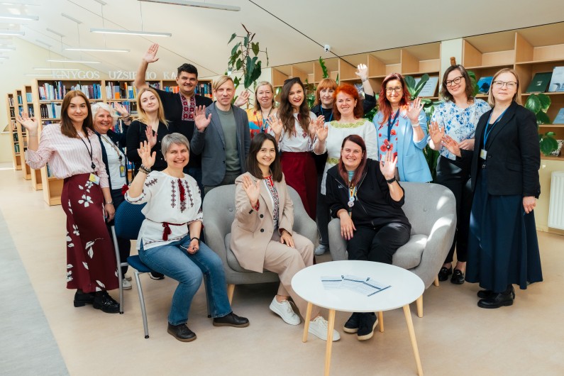 Gediminas Lukoševičius nuotrauka. Stažuotė PAVB bibliotekoje