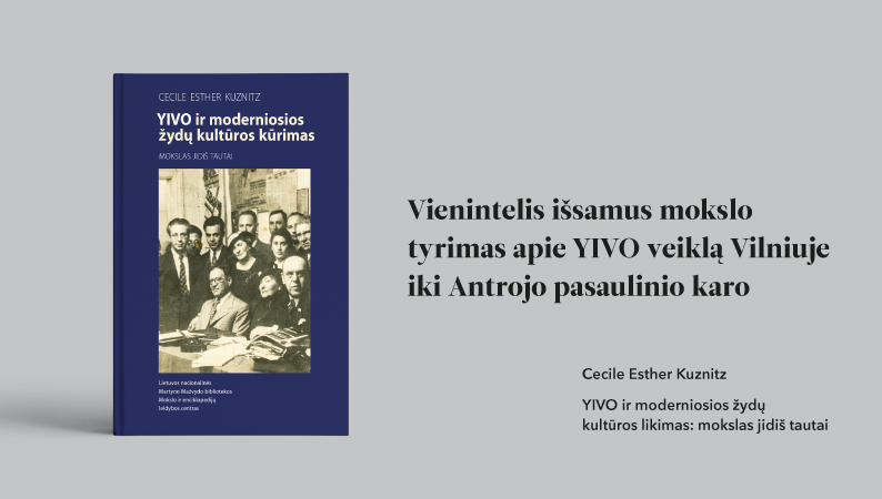 Monografijos „YIVO ir moderniosios žydų kultūros kūrimas: mokslas jidiš tautai“ viršelis