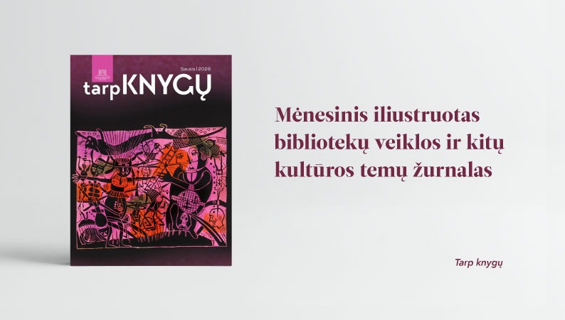 „Tarp knygų“ sausio numerio viršelis