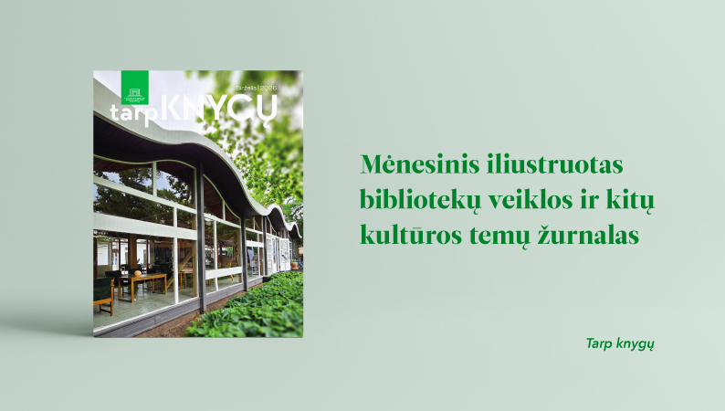 „Tarp knygų“ birželio numerio viršelis