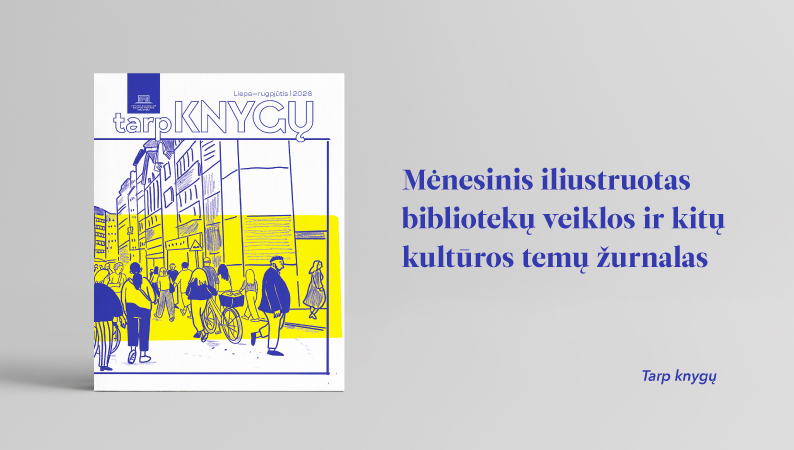 „Tarp knygų“ liepos numerio viršelis