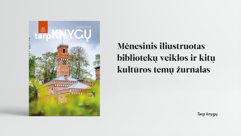 „Tarp knygų“ gegužės numerio viršelis