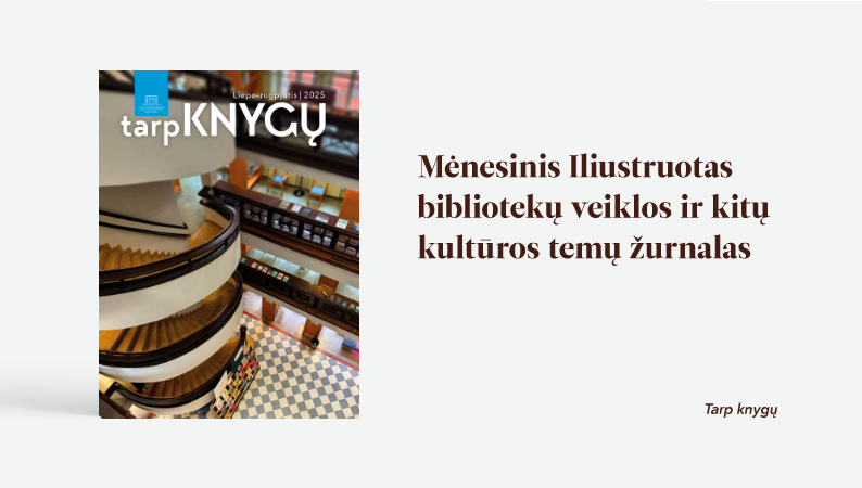 „Tarp knygų“ liepos mėnesio numeris
