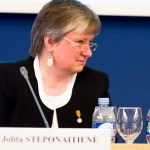 Nacionalinės bibliotekos darbuotoja, LBD Tarybos narė, Jolita Steponaitienė buvo vienos iš konferencijos organizatorių ir moderatorių