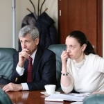 Director of the YIVO YIVO Institute for Jewish Research in New YorkJonathan Brent and this Institute’s Acting Chief Archivist Dr. Lyudmila Sholokhova