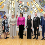 Parodos apie Lietuvos ir Čekijos diplomatinių santykių istoriją atidarymo akimirkos