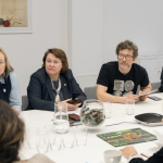 Italijos žurnalistų vizitas Nacionalinėje bibliotekoje