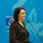 The Secretary General of the Council of Europe visited the National Library, where an information point for Belarusians will open this year 