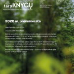 Žurnalo „Tarp knygų“ 2026 m. 5-asis numeris