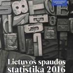 Biuletenio „Lietuvos spaudos statistika 2016“ viršelis