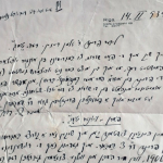 Simono Dubnovo laiškas Zalmenui Reizenui, 1934 m.