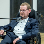 Seimo narys, Neįgaliųjų teisių komisijos pirmininkas Justas Džiugelis