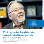 Prof. Vytautui Landsbergiui sukurtų ekslibrisų paroda