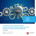 Seminaras „Nenustatytų teisių turėtojų kūriniai: asmens duomenų teisinės apsaugos įstatymas ir naujos kruopščios paieškos galimybės“