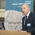 Prof. Dr. Renaldas Gudauskas, President of Bibliotheca Baltica and Director General of Martynas Mažvydas National Library of Lithuania