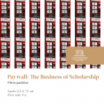 Filmo „Paywall: The Business of Scholarship“ peržiūra