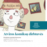 Kūrybinė popietė šeimoms „Atviros komiksų dirbtuvės“