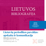 Mokslinis seminaras, skirtas Lietuvių periodikos paveldo aktualijoms