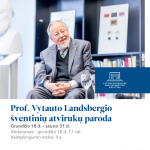 Prof. Vytauto Landsbergio šventinių atvirukų paroda
