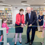 Švedijos ambasadorė Lietuvoje Maria Christina Lundqvist ir Nacionalinės bibliotekos generalinis direktorius prof. dr. Renaldas Gudauskas