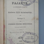 Felikso Bernatowicziaus romanas „Pajauta, Lizdeikos duktė, arba Lietuva XIV šimtmetyje: pirmas istorinis romanas apie Lietuvą“