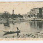 Senieji Lietuvos atvirukai ir fotografijos. Vilnius ir jo apylinkės. Wilna. La rive droite de Vilia. – 1905 © epaveldas.lt