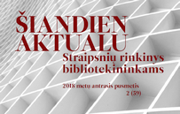 Naujas straipsnių rinkinio „Šiandien aktualu“ numeris (Nr. 59)