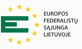 Europos federalistų sąjungos Lietuvoje logotipas