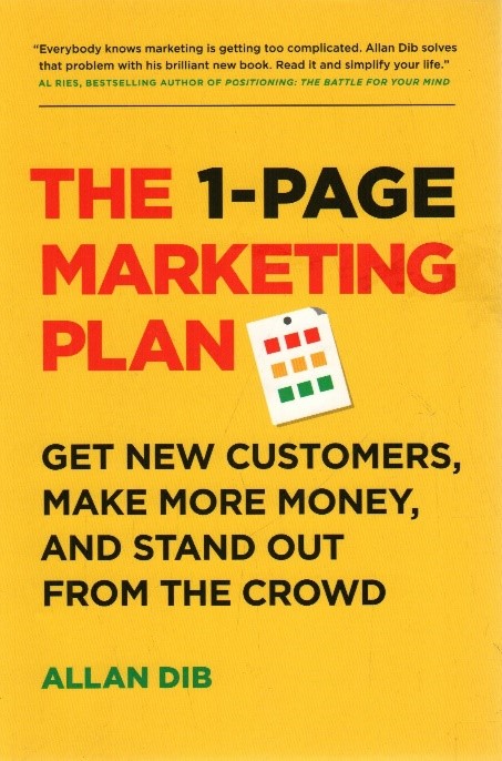 The 1 page marketing plan